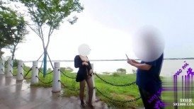 最新流出，硬核户外真实勾引骚女【性感小猫咪】33G付费14，路边自摸诱惑环卫工人