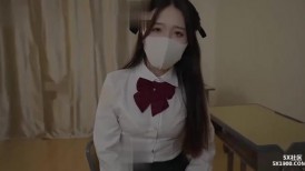 橋本香菜 黑絲女高淫穴庇護，老師肏了我就要保護我